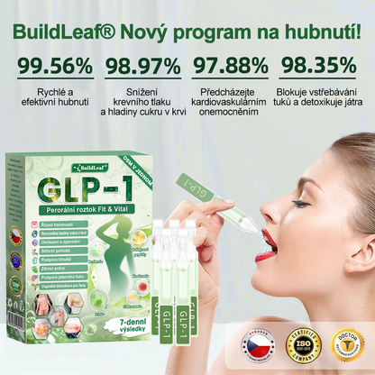 🌿Oficiální obchod ČR | BuildLeaf® GLP-1 8-v-1 Fit & Vital Řešení (Jednou denně, viditelné změny za 7 dní)  Obezita, kardiovaskulární zdraví, cukrovka, spánková apnoe, zdraví střev, problémy se klouby a další 🍀🍀