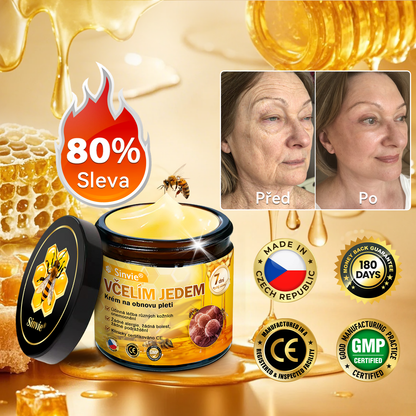 🧑‍⚕️Doporučení dermatologa 🐝 Sinvie® Krém na obnovu pleti s včelím jedem 🔥 Proti vráskám, pigmentovým skvrnám a ochablé pokožce – 50 ml