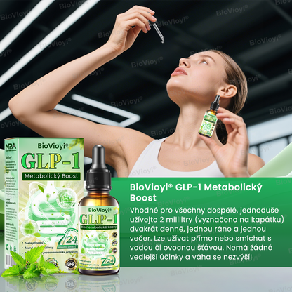 Doporučeno Klinikou Mayo | Oficiální obchod | BioVioyi® GLP-1 Metabolický Boost – kapky na hubnutí a zdraví 🔥 (Spalovač tuků v potravinářské kvalitě – vyvinutý Obesity Society)🔥🔥